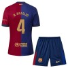 Dječji Nogometni Dres FC Barcelona R. Araujo 4 Domaći 2024-25 Dječji Nogometni Dres FC Barcelona R. Araujo 4 Domaći 2024-25
